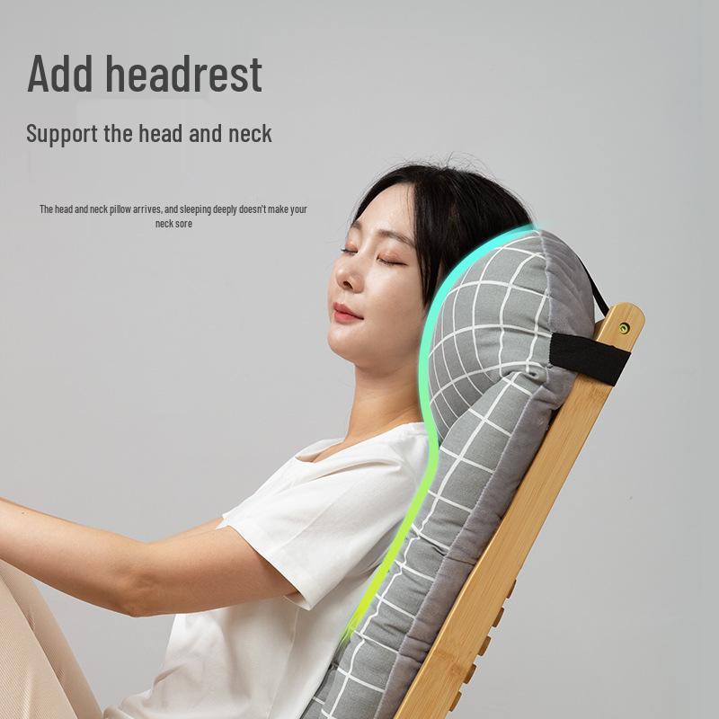 Winter Lounge Chair Cushion: Thick, Soft Seat & Backrest Support for Extended Sitting