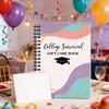 Portable Paper Card Collection Album With Multiple Slots 13x18cm Twin Coil Binding Card Holder For Graduates Students