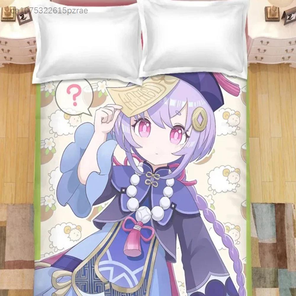 Game Genshin Impact Chongyun Bedding Set Bedroom Soft Modern Bedspreads Comefortable Kids Duvet Cover Quilt Cover And Pillowcase