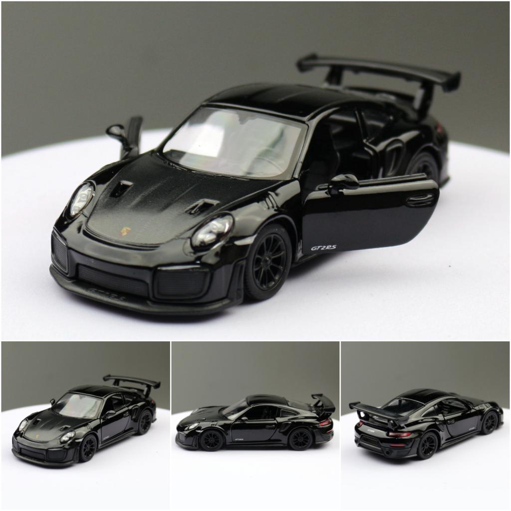 Toy Car Model 1/36 Porsche 911 GT2 RS Super Racing Alloy Diecast Miniature Vehicle Collection Gift for Children Boy Kid