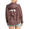 Adidas Chaqueta Cortavientos Wind.Rdy Hyperglam para Mujer Marrón IX3216