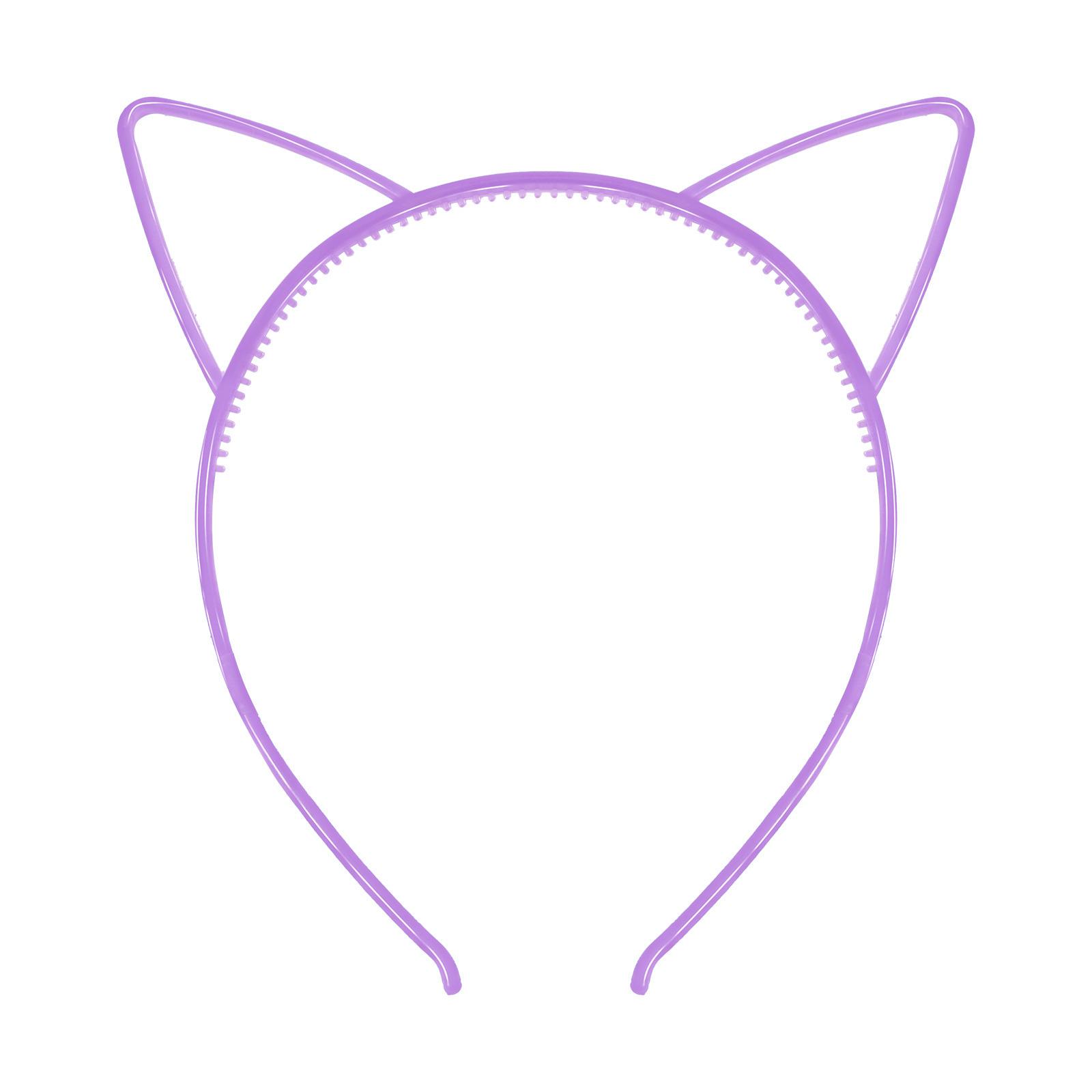 

Мода Взрослые Дети Светящийся Обруч для Волос в Форме Кошачьих Ушек Светящаяся Повязка на Голову Сцена Вечеринка Женщины Стайлинг Повязка на Голову фиолетовый
