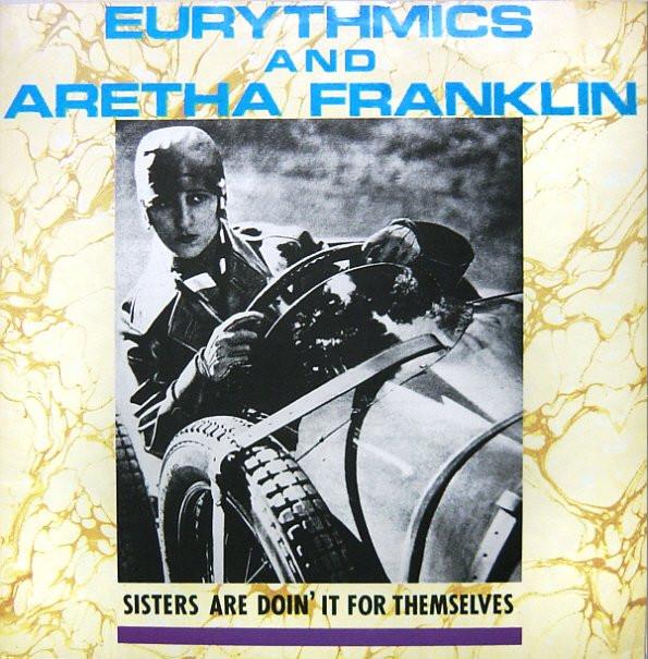 

12inch Record EURYTHMICS ARETHA FRANKLIN Sisters Are Doin It For Themselves PT40340 RCA 1985 France Rock Used