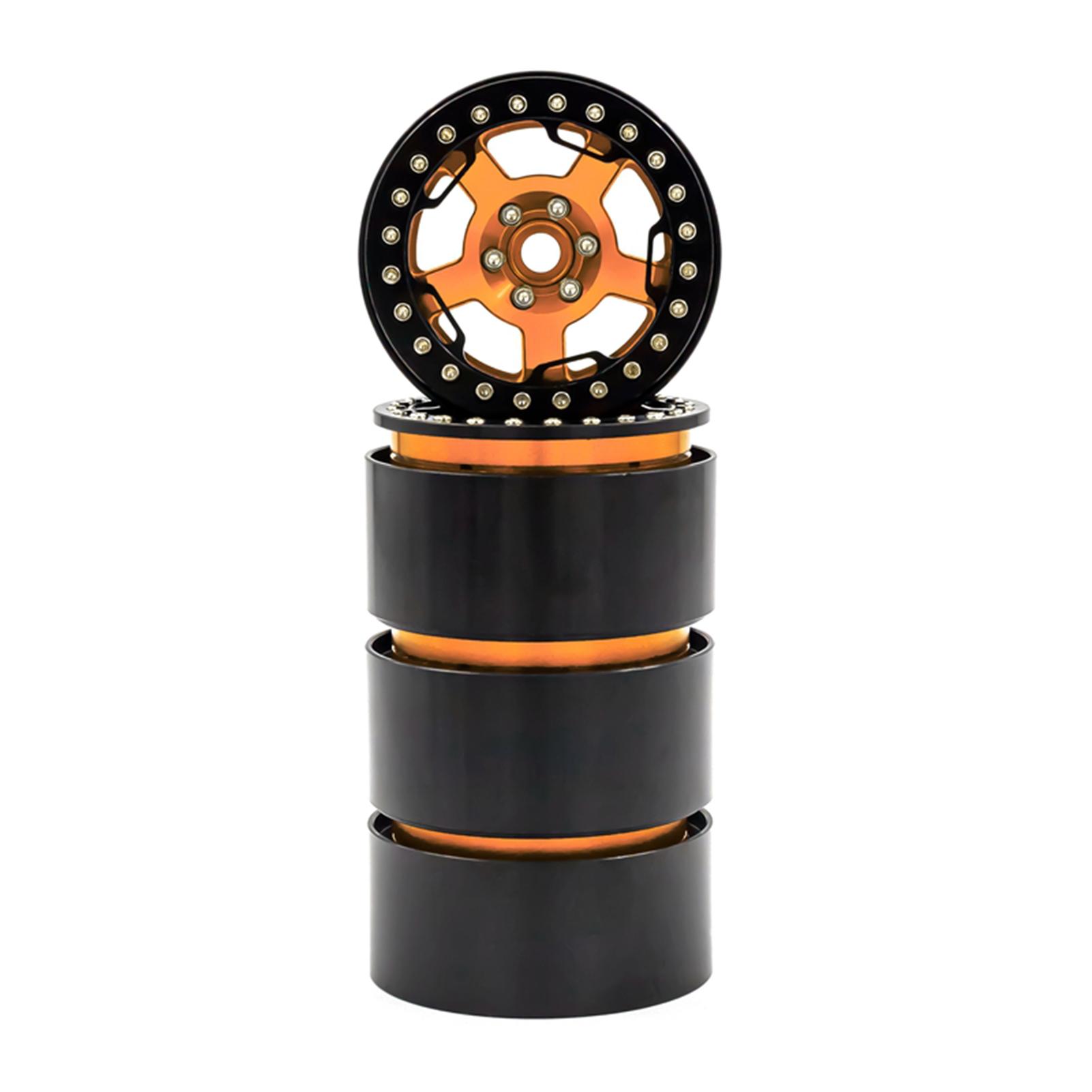 

Aluminum Alloy Wheel Beadlock 2.2in Wheel s Hub 4pcs Replacement for 1Celsius10 1Celsius8 90046 90047 RR10 RC Car