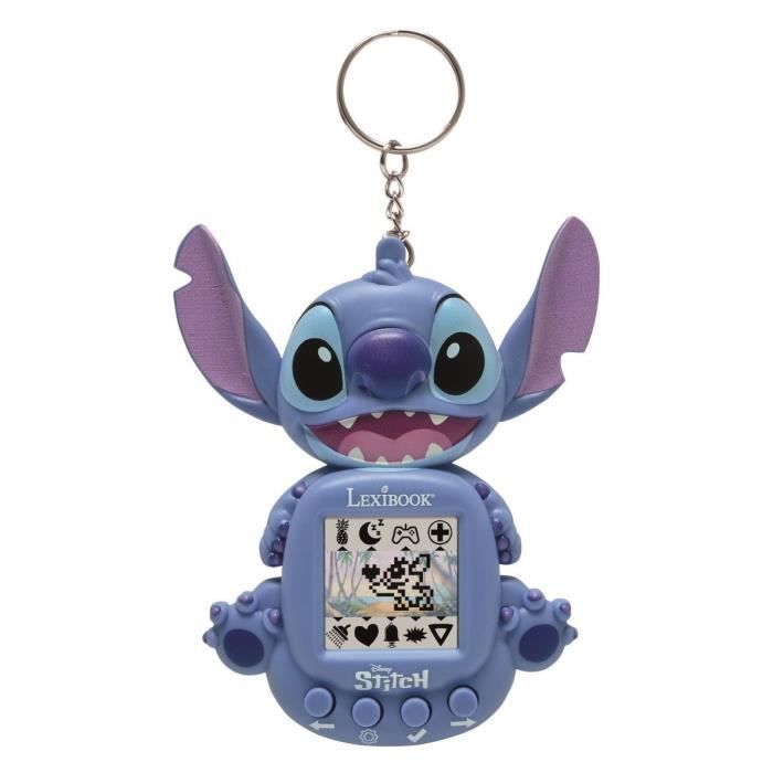 LEXIBOOK - Mon compagnon virtuel Stitch - Console de jeu portable pour enfants avec écran colorisé - Dès 5 ans