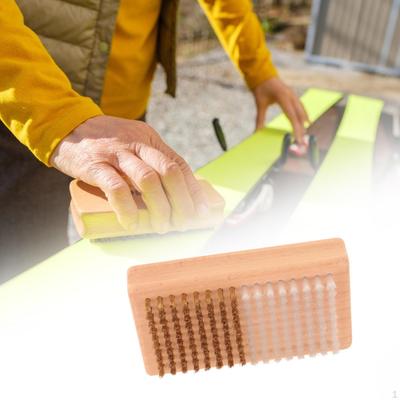 Ski Brush Snowboard Ing Ergonomic Cleaning Tool Old Remover Brass/Nylon Portable Convenient