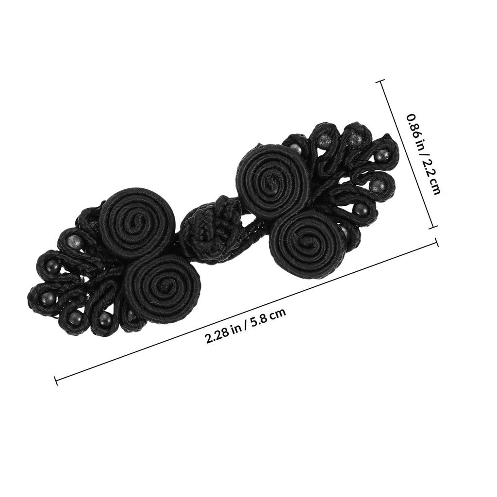 10Pcs Elegant Chinese Traditional Buttons for Cheongsam Suits Hanfu Tai Chi Outfits Fine Craftsmanship Decorative Sewing