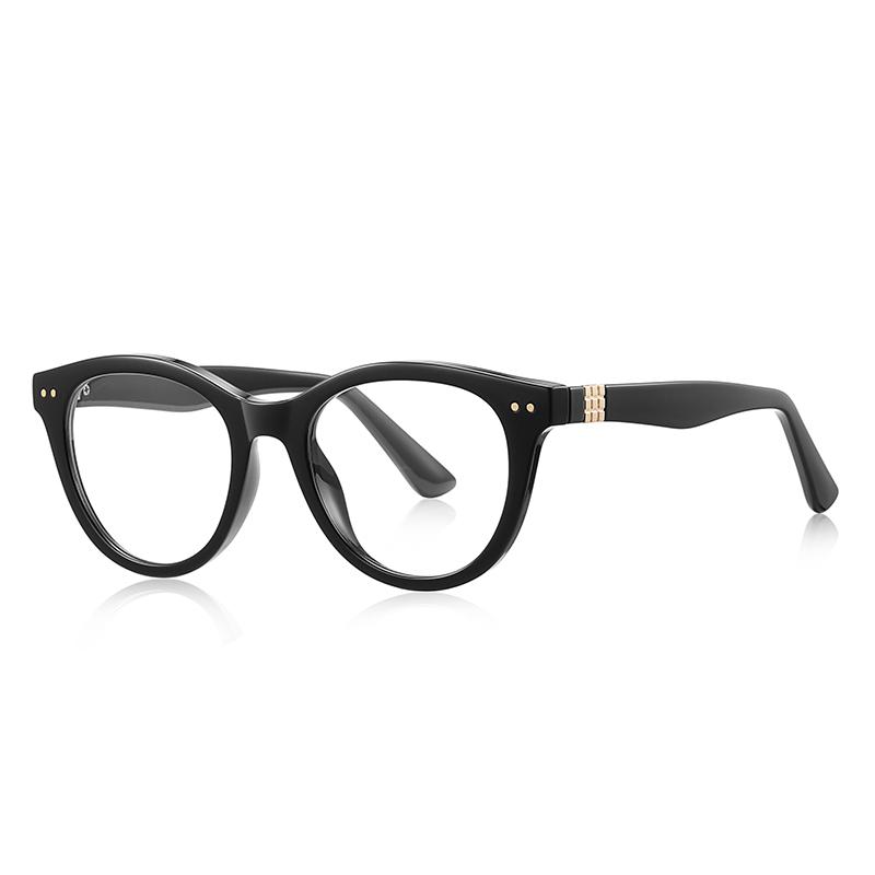 2231 Transparent Blue Frame Round Optical Spectacles With Prescritpion Shortsighted/Hyperopia/Progressive Eyeglasses
