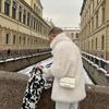 Fur Jacket, Suit Collar, Imitation Fox Fur Top, Loose Coat Thickened Winter New