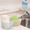 Fruit Vegetable Sponge Storage Filter Spout Holder Shelf Kitchen Drain Basket