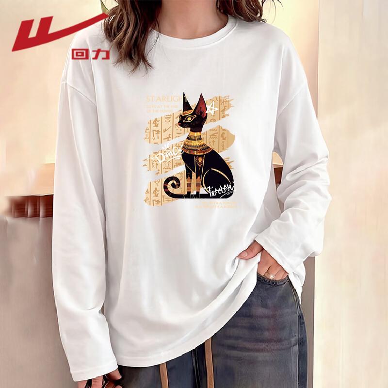 Warrior Women s Egyptian Cartoon 100% Cotton Long Sleeve T-Shirt S