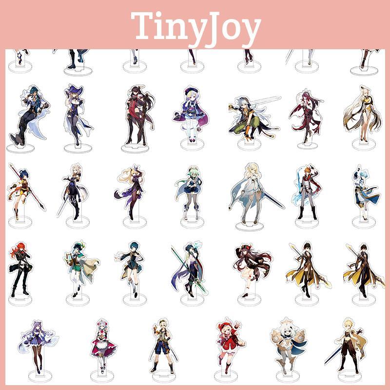 Exquisite Genshin Impact Acrylic Figure Stand Featuring Klee Keqing Ganyu For Desktop Display