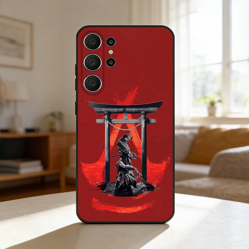A-Assassins C-Creed S-Shadows Naoe Phone Case For Samsung S26,S25,24,23,22,30,21,10,9,Ultra,Plus,Lite,FE Soft Black Case Samsung S30plus5G
