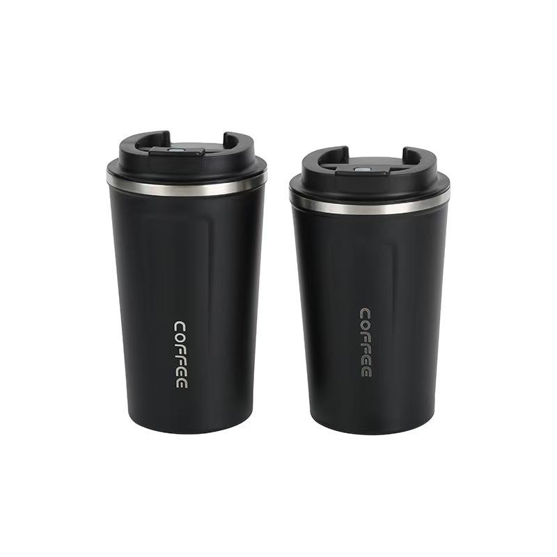 

Large Capacity 304 Stainless Steel Coffee Cup with Silicone Sleeve - Double-Wall Vacuum Insulated Travel Mug Regular 380ml