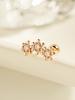 Minimalpiercing 14K Triple Shining Piercing Earrings
