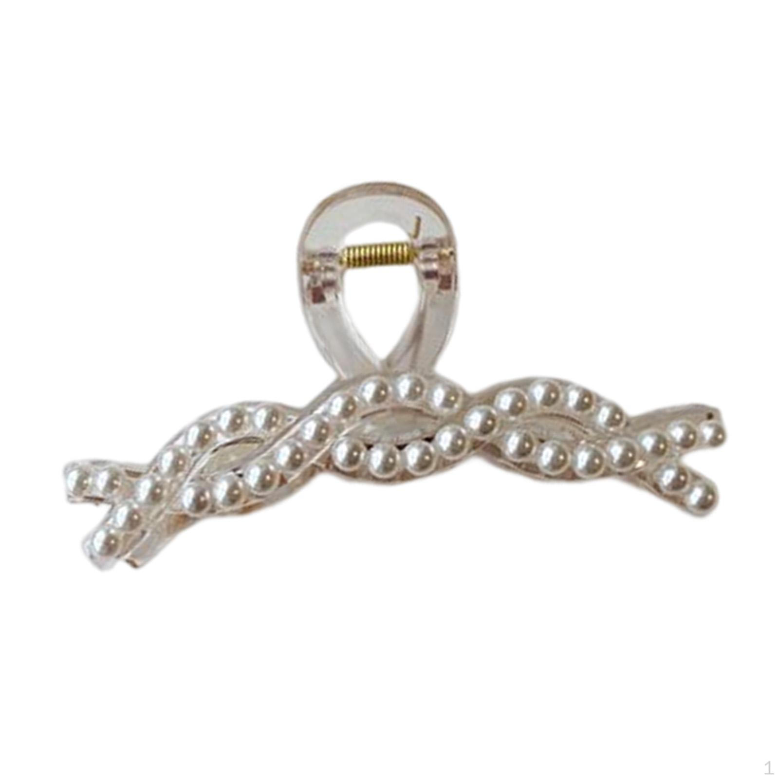 

Clip Hair Jaw Strong Hold Barrette Headwear Accessories Women for Style D
