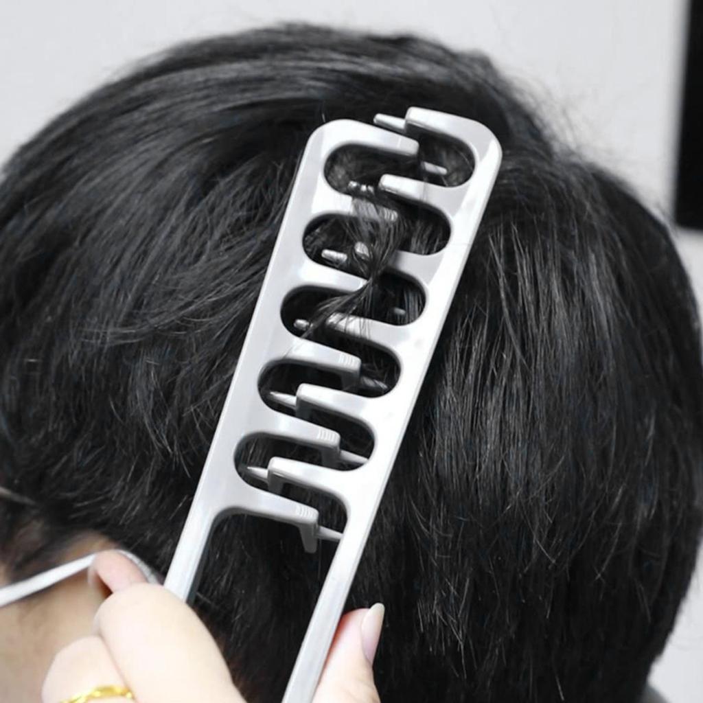 Volumizing Wide-Tooth Hair Styling Comb Curling Tools Hairstyling Fluffy Texture Bangs Seam Covering Roots Hair Combs