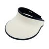 New Summer Sun Protection Hat for Women's Markless Integrated Hollow Top Hat Big Brim Strong Shade UV Sun Hat