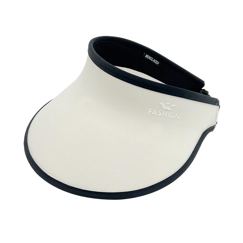 New Summer Sun Protection Hat for Women's Markless Integrated Hollow Top Hat Big Brim Strong Shade UV Sun Hat