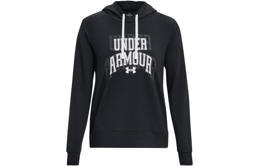 Women's Under Armour Sweatshirts Women's Black Hooded Moderate Regular