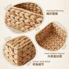 Toilet Tank Storage Basket, Suitable For Bathroom Use, Water Hyacinth Design, Top Storage Basket For Toilet Tanks.