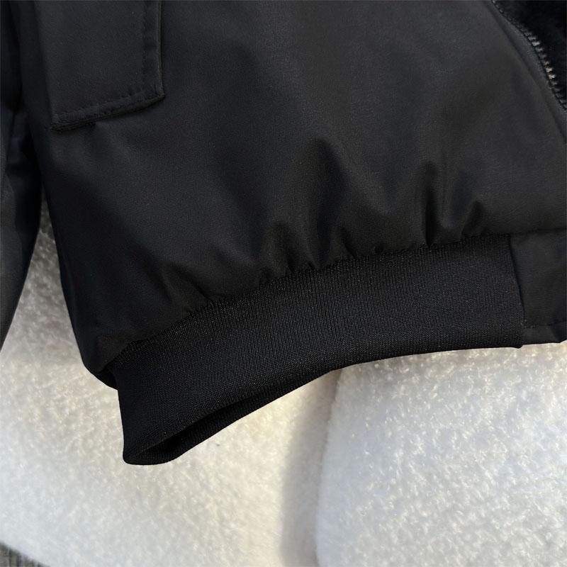 Wear Both Sides Fashion Winter Faux Fur Jackets Woman Parkas Hooded Casual Women's Short Coats