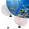 Lifelike Coral Decorative Reusable Practical Artificial Peacock Coral Tree for Fishes