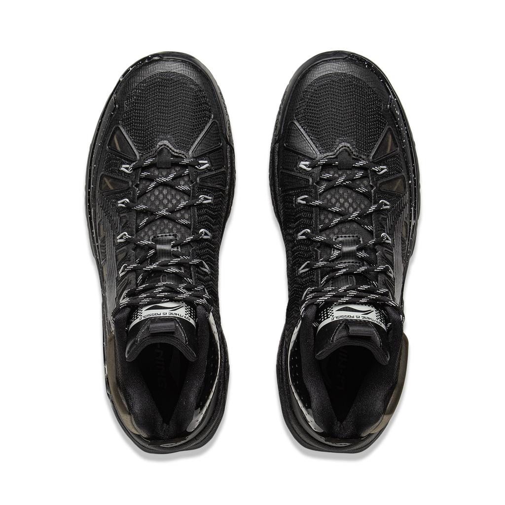 Li Ning Jie Ao 2 High Basketballschuhe Herren High-Top Schwarz ABFU047-7