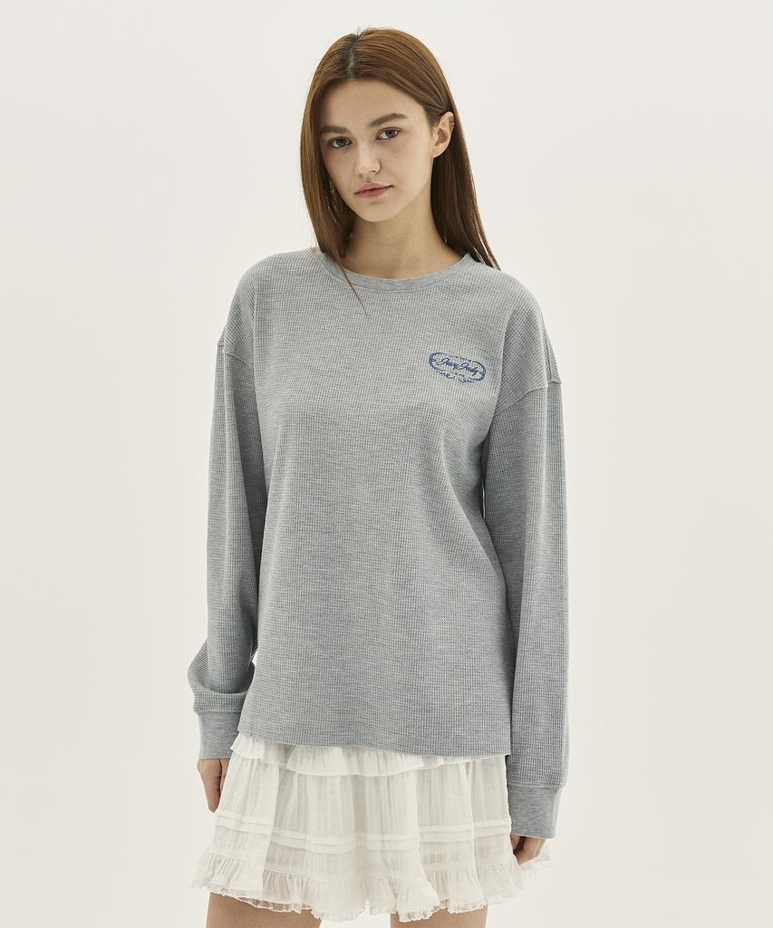 JUCYJUDY Semi-Oversized Waffle T-Shirt J1Ts020J