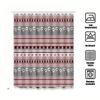shower curtains 180x200CM Nordic shower curtain geometric pattern with 12 grommeters for spa bathroom decor bathroom accessories