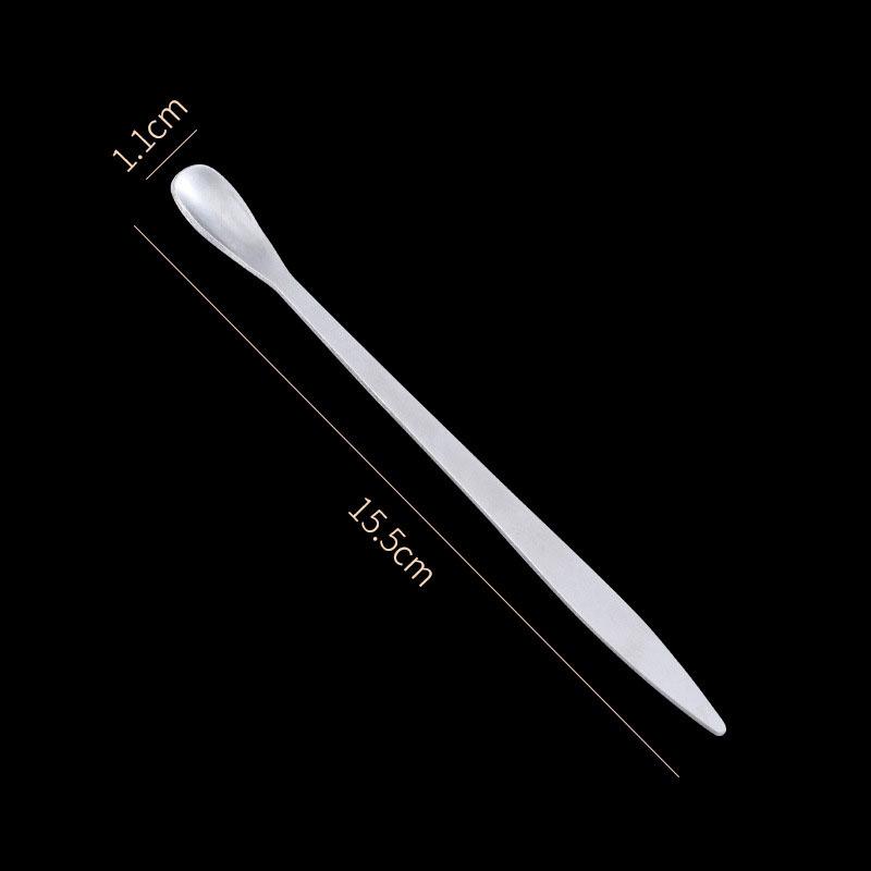 Stainless Steel Tea Needle Stick Gold Silver Matcha Spoon Tea Scoop Tea Ceremony Teaware Kitchen Tool Cleaning Pot Measuring Tea