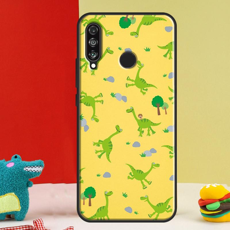 Cute Dinosaur Baby For Huawei Nova 9 10 SE 12i 12s 11i 5T Y91 Y90 Y60 Y70 Y72 Y61 P60 Pro P20 P30 P40 Lite Case