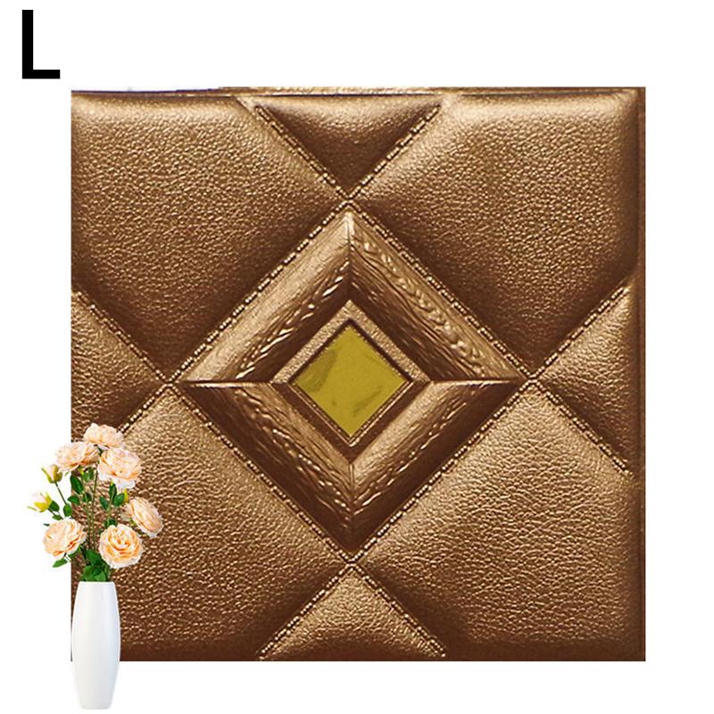 1 x 3D-Wandaufkleber für Wohnzimmer, Hintergrund, Ziegelstein, selbstklebend, 30 x 30 cm, Heimdekoration