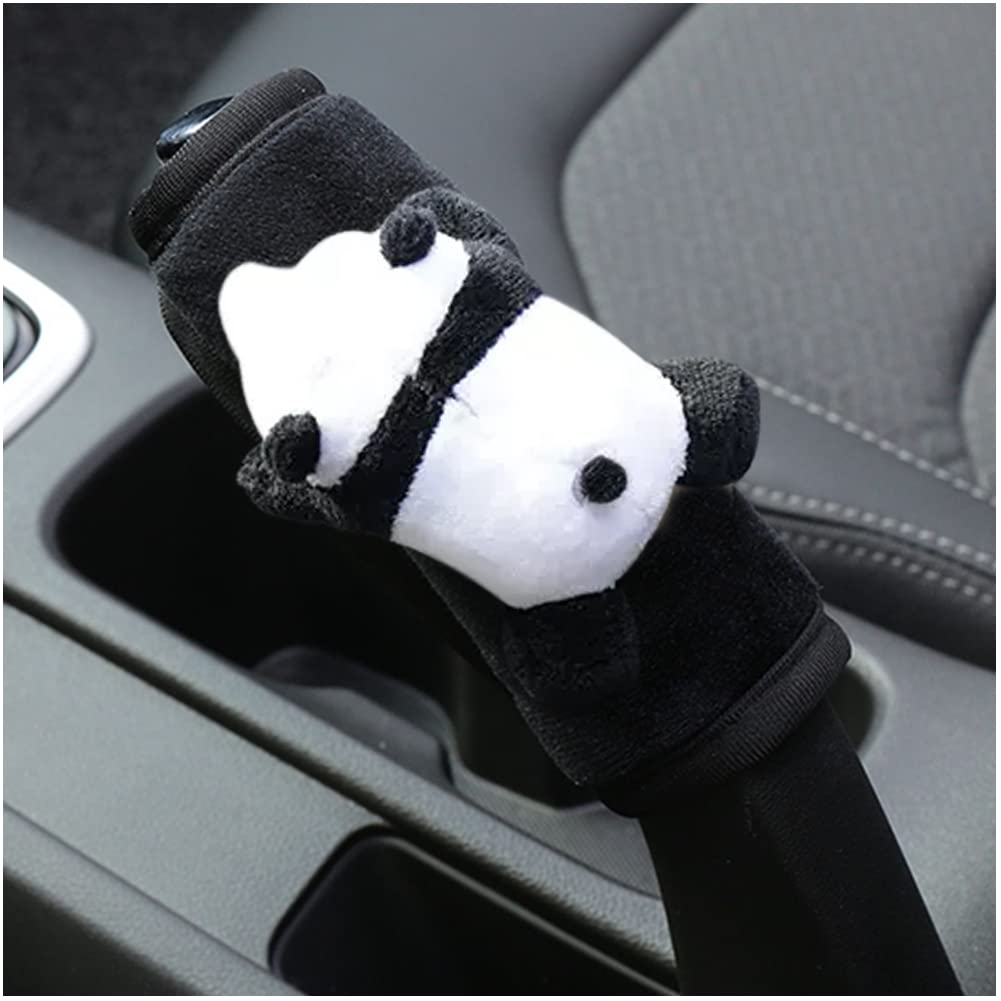 

YUYAKESHI Handbrake Cover Panda Protection Parking Brake Accessory Cute Plush