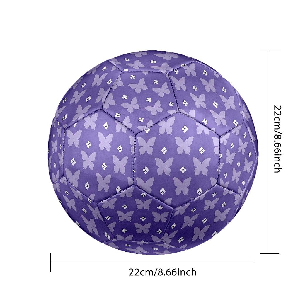 1PC Butterfly Square Soccer Ball Size 5 Football Machine Sewn Indoor/Outdoor Universal Football Gift W105