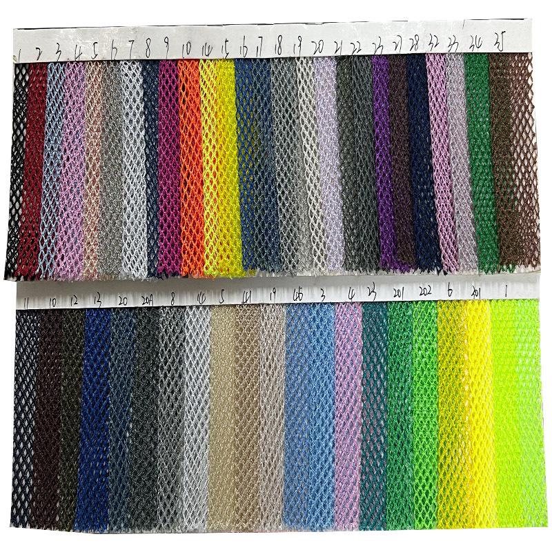 In-Stock K114 Diamond Warp Knit Polyester Mesh Fabric for Bags & Laundry