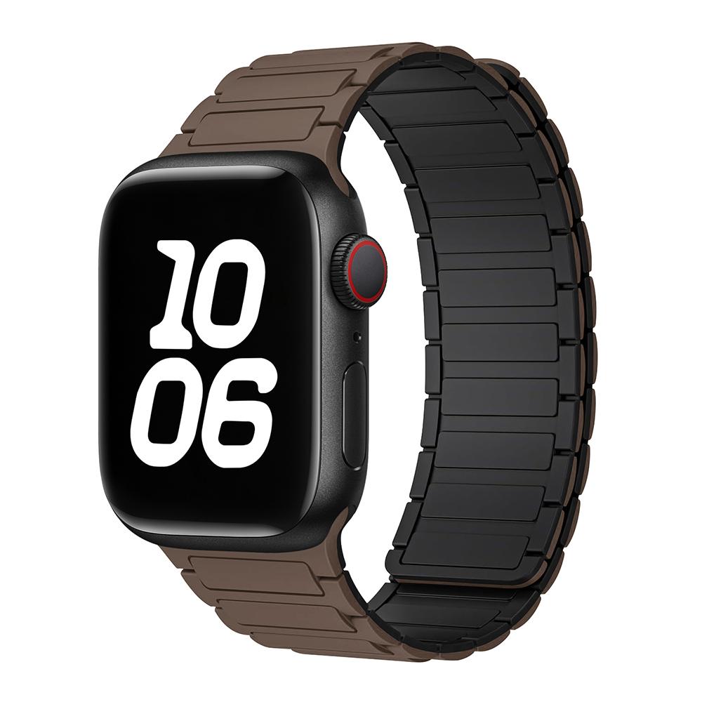 Magnetic Loop For Watch Bands 44mm 40mm 49mm 45mm 41mm 38mm Silicone Bracelet iWatch Series11 10 9 8 7 6 Se Ultra 3 Strap