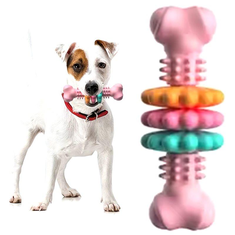 Dog Bone Set Pet Dog Chew Multi-Meat Pieces Bone Type Bite Resistant Teeth Supplies