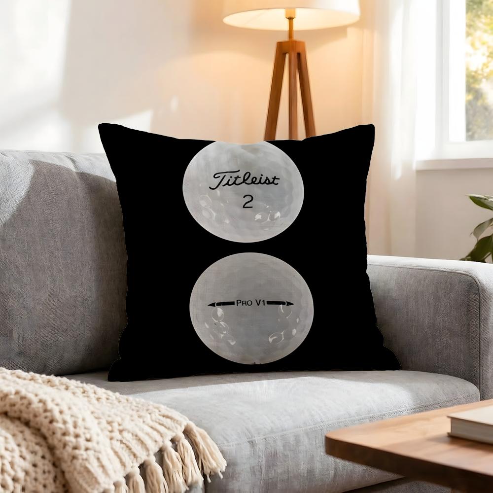 Brand Titleist Cushion Cover 1Pcs Decorative Covers Soft Cushion Case For Sofa Couch Decor 40X40 45X45 Pillowcases