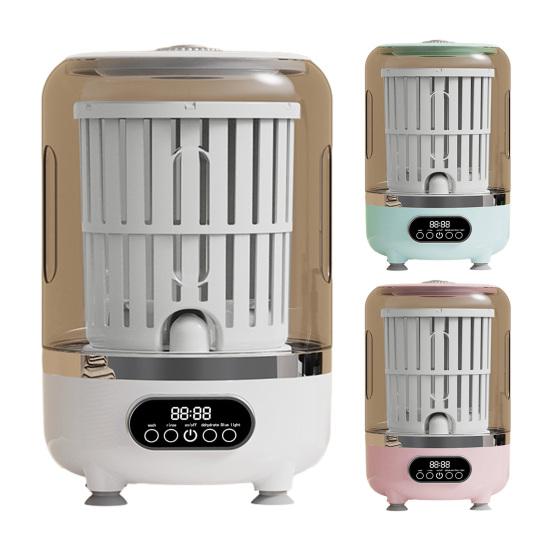 3L Cordless Mini Washing Machine 3-in-1 Portable Laundry Tub with Drain Pipe 3 Modes Small Space Washer Portable Clothes Cleaner