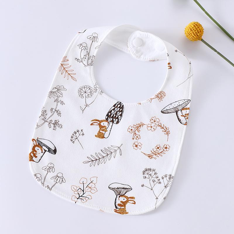 Waterproof A-Class Pure Cotton Baby Bib - Newborn & Toddler U-Shape Neck Gaiter