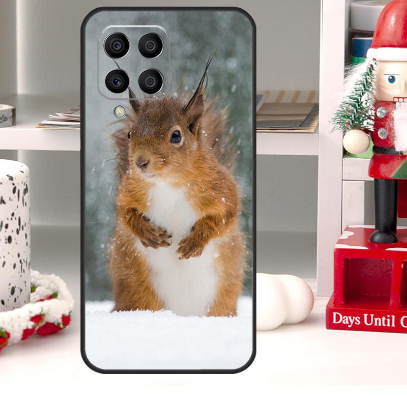 Cartoon Squirrel For Samsung Galaxy M13 M33 M53 M52 M32 M12 M14 M34 M54 M21 M31 M51 M20 M15 M55 M30s Case
