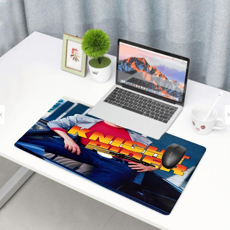 Knight Rider Print Mouse Pad, Anti‑Slip Desktop keyboard Mat, for PC Laptop Gaming Working Daily Use, Cool Festival Surprise Gift