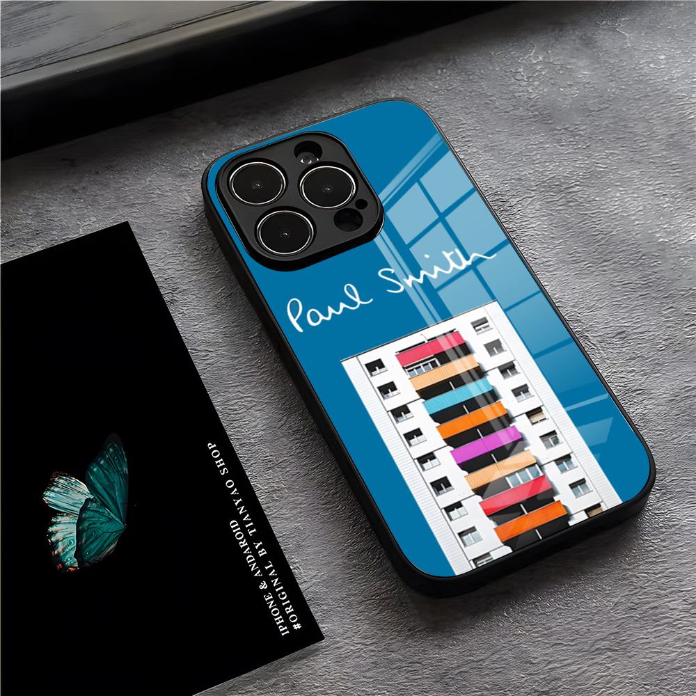 Fashion S-Smith Paul Art Phone Case For IPhone 17 Pro Max 15 Pro 16 14 Plus 12 13 Mini 11 Pro Shockproof Glass Cover