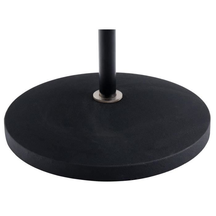 Pronomic MS-100 Stand pour microphone avec socle (noir)