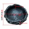 Reptile Feeding Water Bowl Realistic Stone Texture Safe Durable for Bearded Dragons Small Reptiles SYXZS03