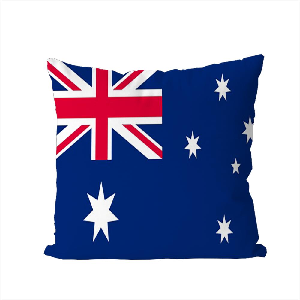 Flag Pillow Case For Car Sofa Decorative Home Doublesided Print Plush Square Throw Pillow Cushion Cover