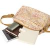 Hiromichi Nakano Fesli Shoulder Bag with Back 17521 Women's Pocket, Blue-Gray (Herringbone Pattern), No.