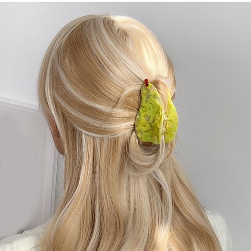 Unique Fruit Theme Large Hair Claw Clip Ponytail Claw Hair Holder Barrettes Hair Adornment Hair Ornaments