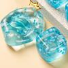 Clear Cube Squeeze Toy with Glitter Snowflake Anxiety Relief Stress Cube Sensory Toy Soft Stretchy Ice Cube Pinch Toy Party Favors